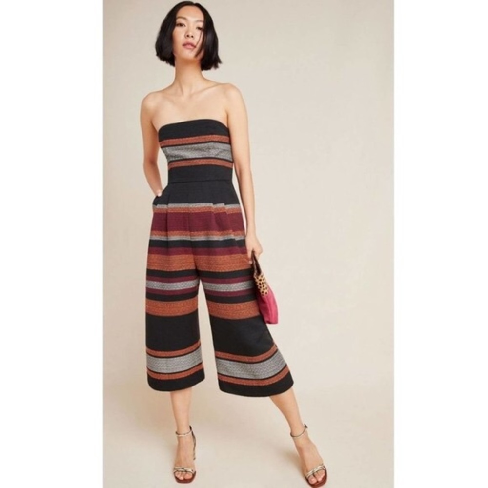 Cory Lynn Carter Nina strapless jumpsuit. Size 2